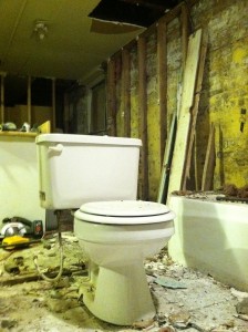 Wall removed