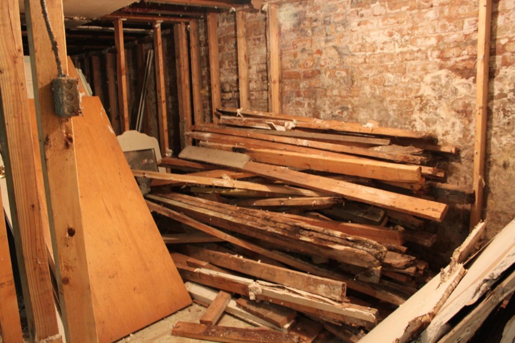 Lumber pile