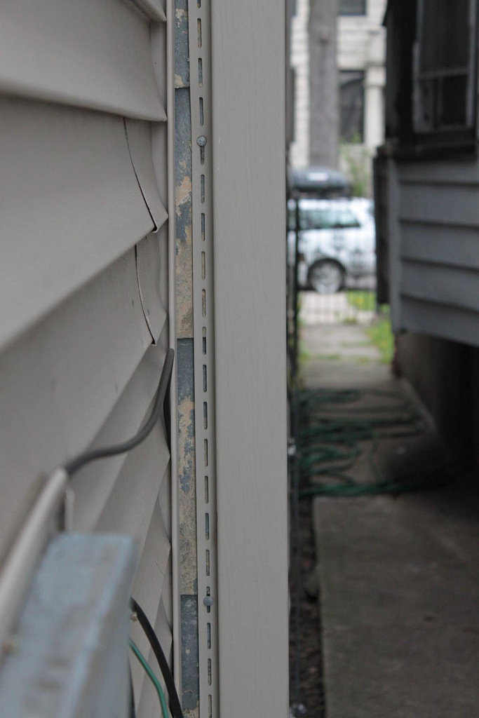Siding under siding