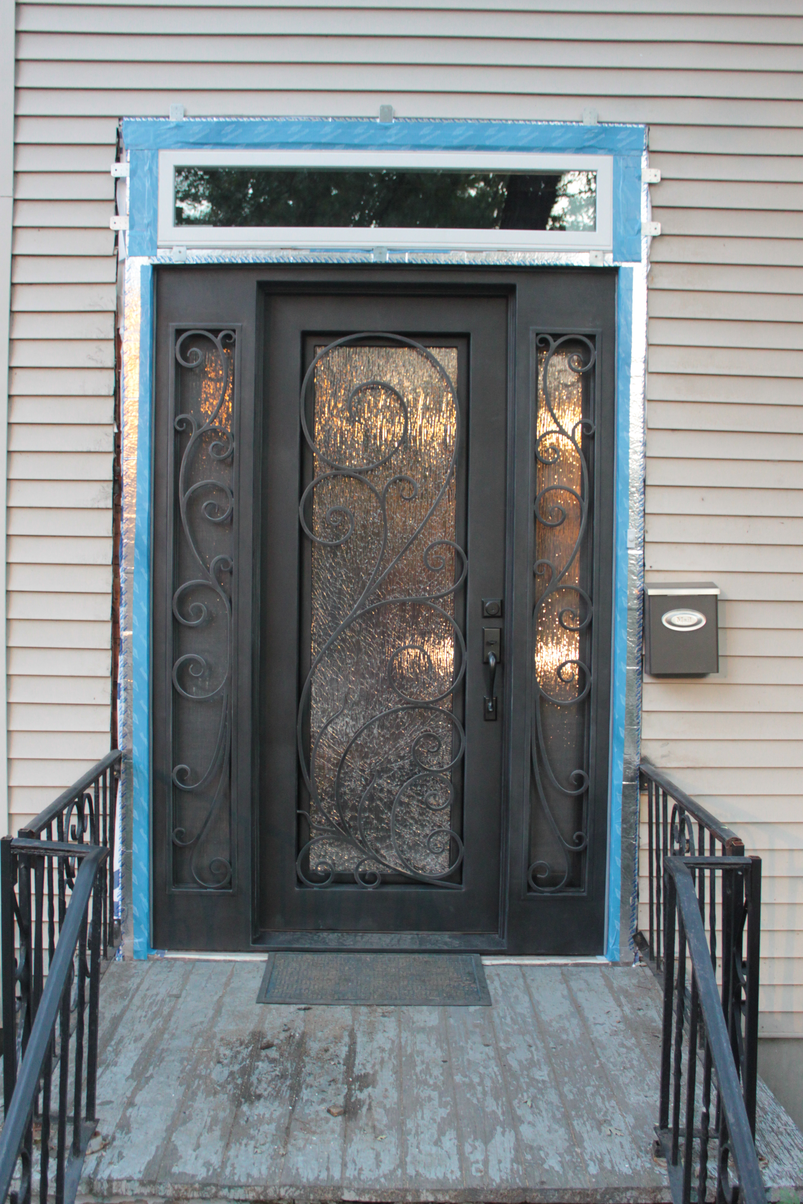 Iron Front Door Installation
