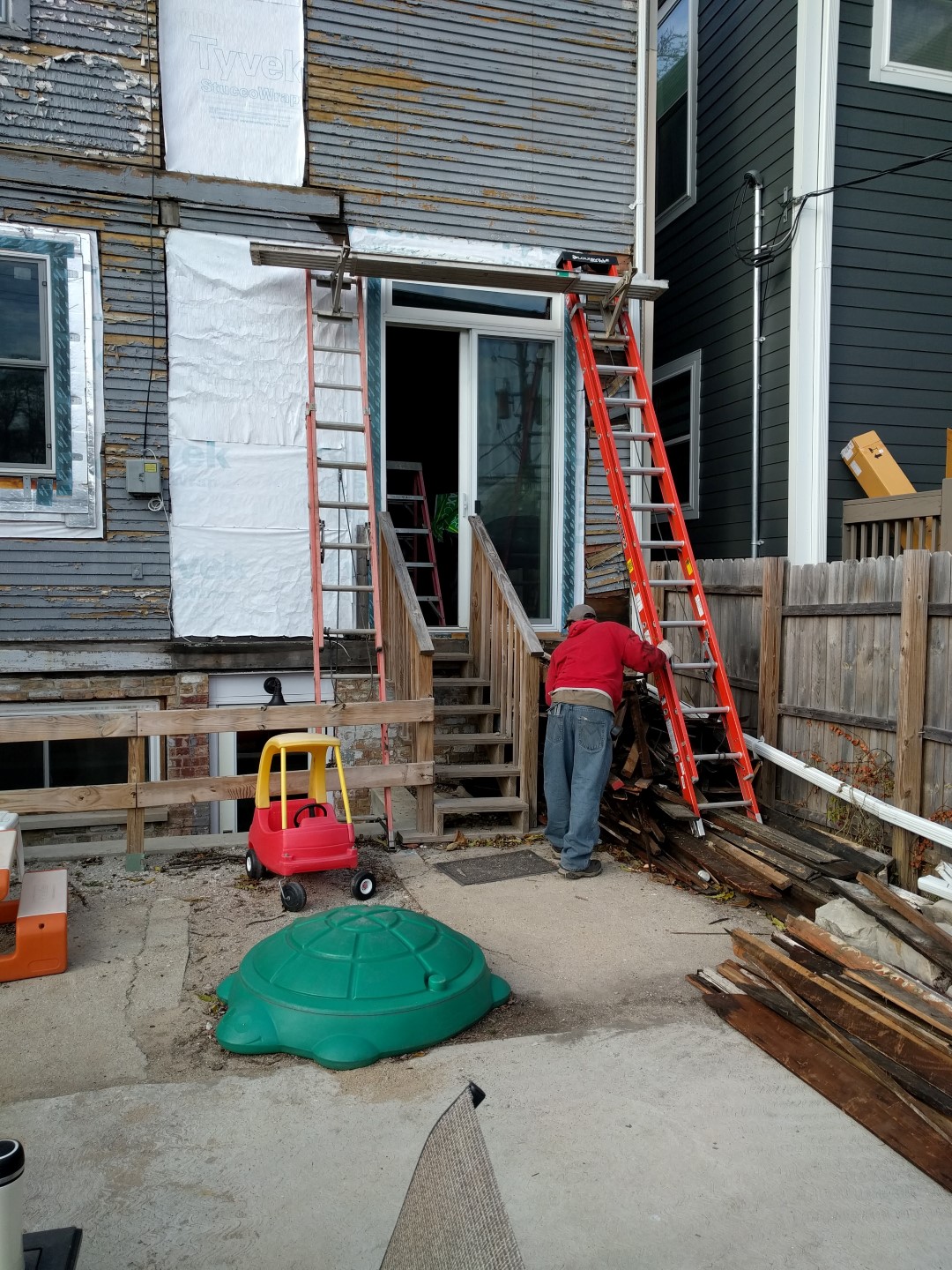 French Door Installation | Two Flat: Remade